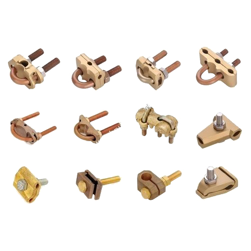 Rod To Cable Brass Clamp